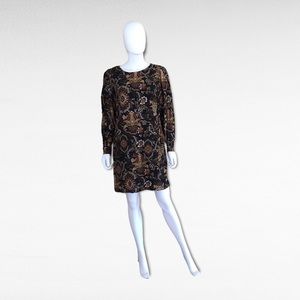 See U Soon Navy Blue Floral Dress, S